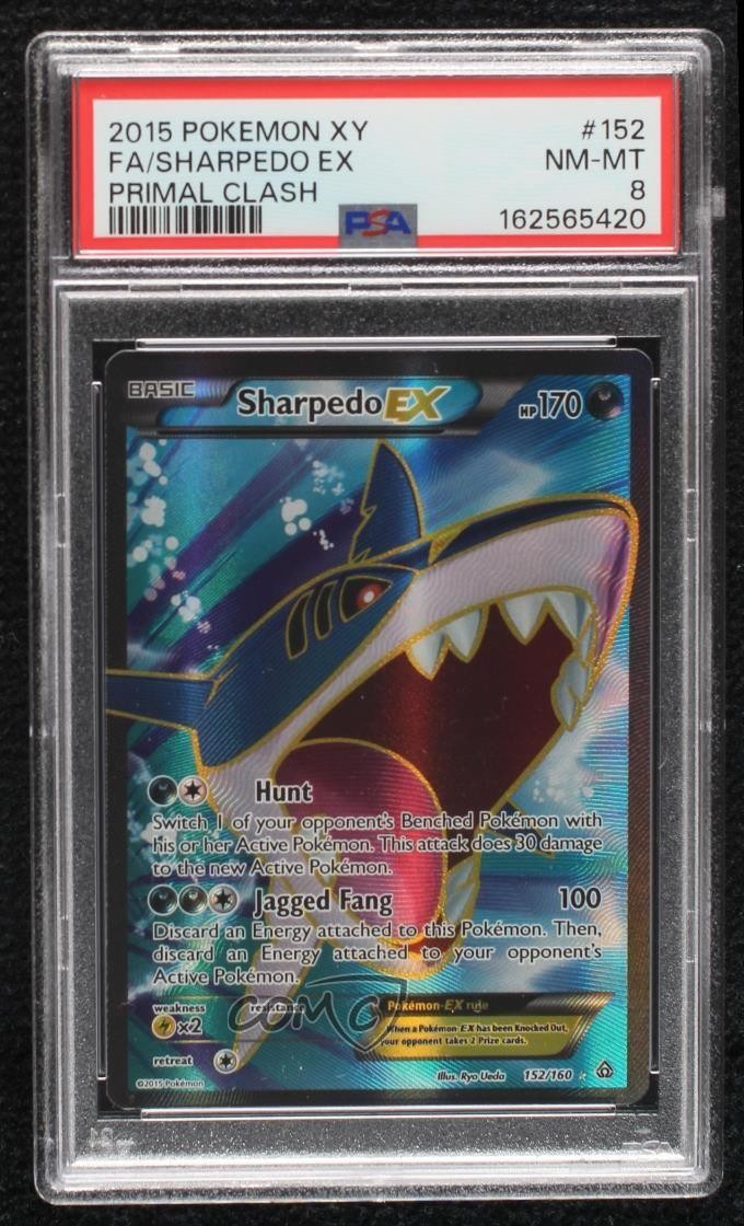 2015 Pokemon XY Primal Clash Full Art/Sharpedo EX 152