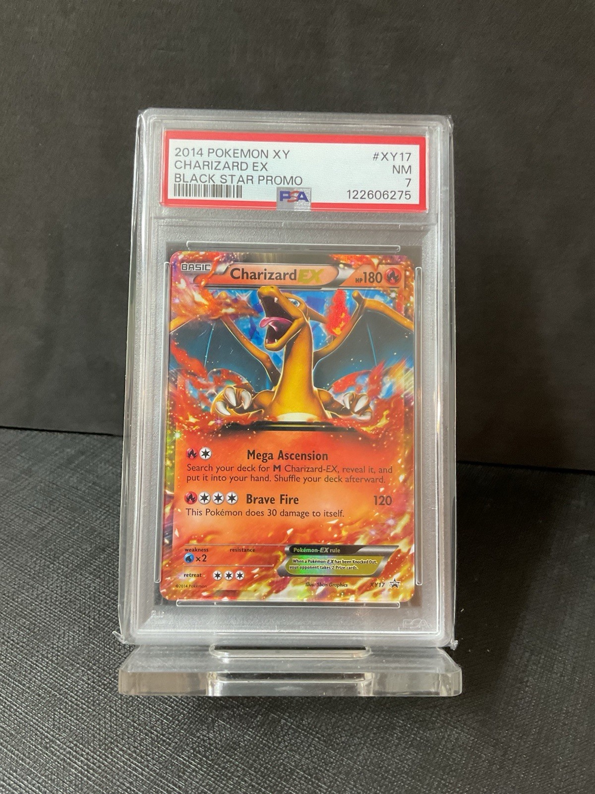 2014 Pokemon XY Black Star Promo Charizard EX XY17
