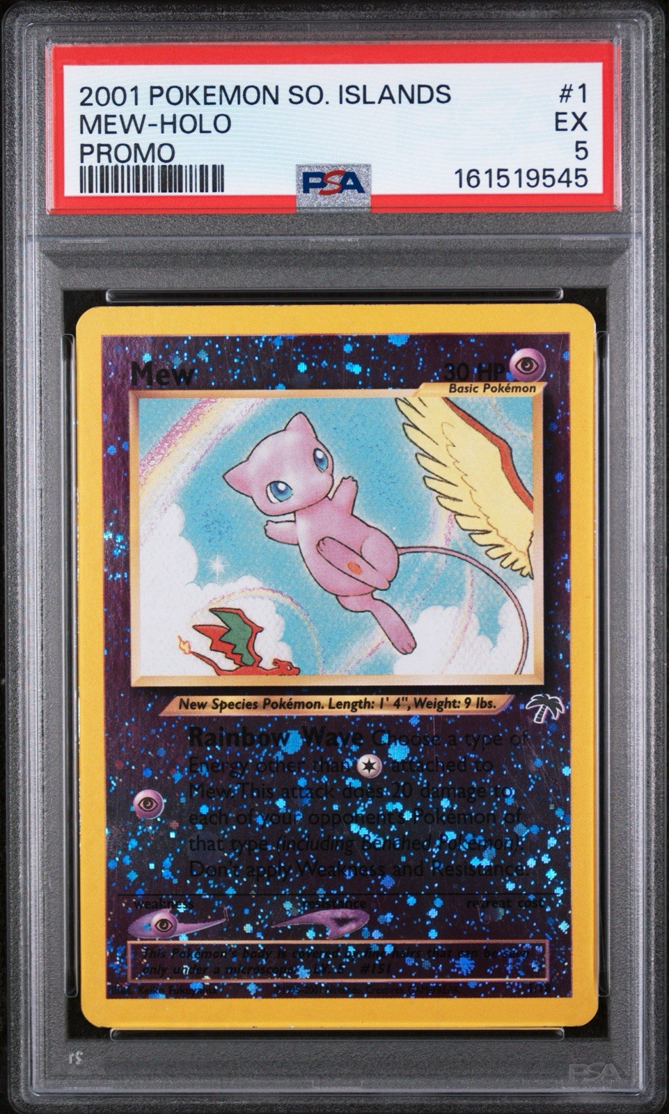 2001 Pokemon Southern Islands Promo Mew-Holo 1