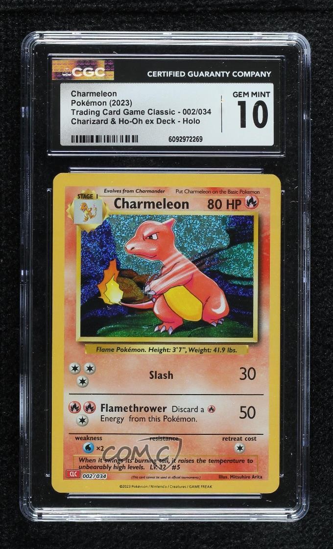 2023 Trading Card Game Classic - CLV, CLC, CLB - English Charmeleon Charizard & Ho-Oh ex Deck - CLC Holo 002/034