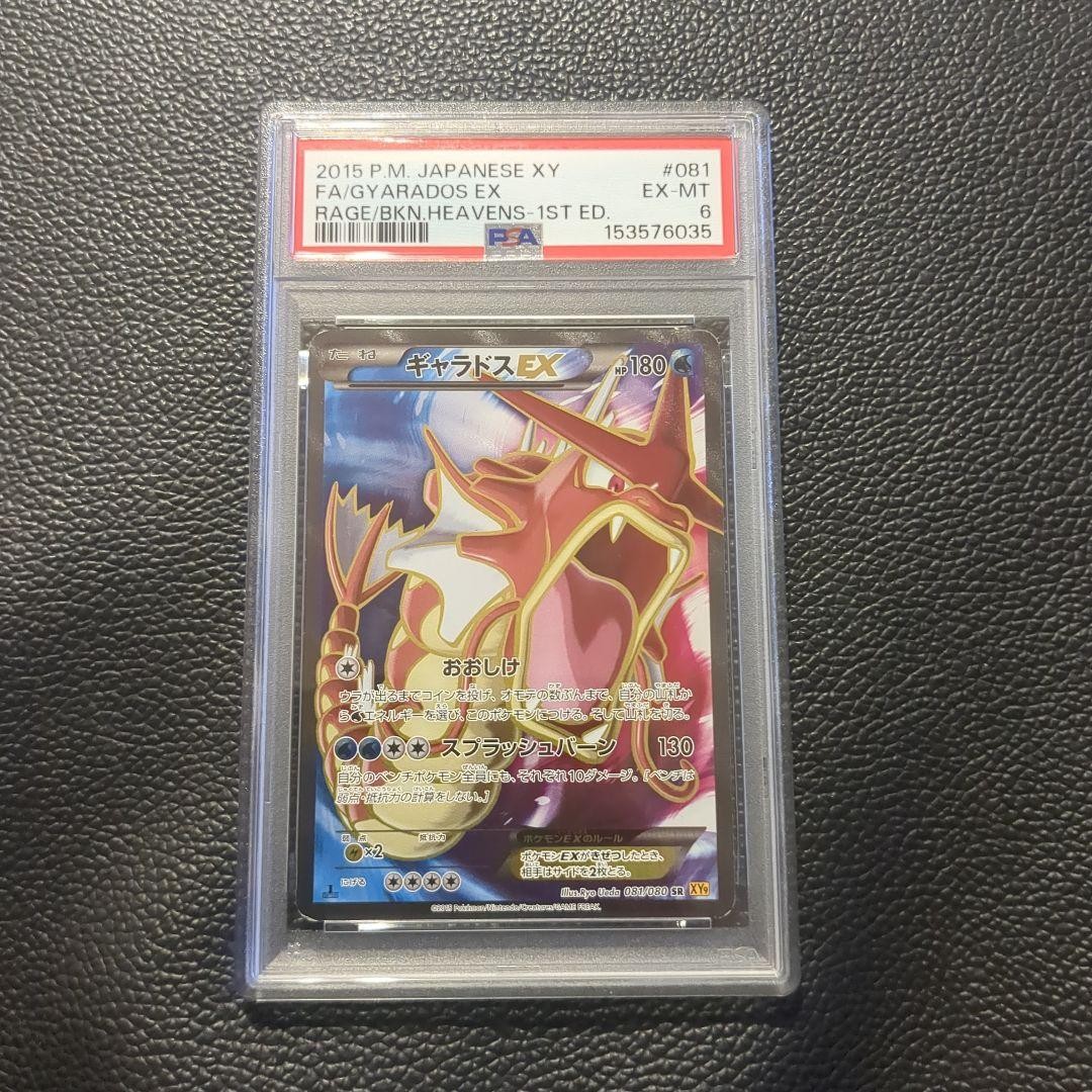 2015 Pokemon Japanese XY Rage of the Broken Heavens Full Art/Gyarados EX 1st Edition 081