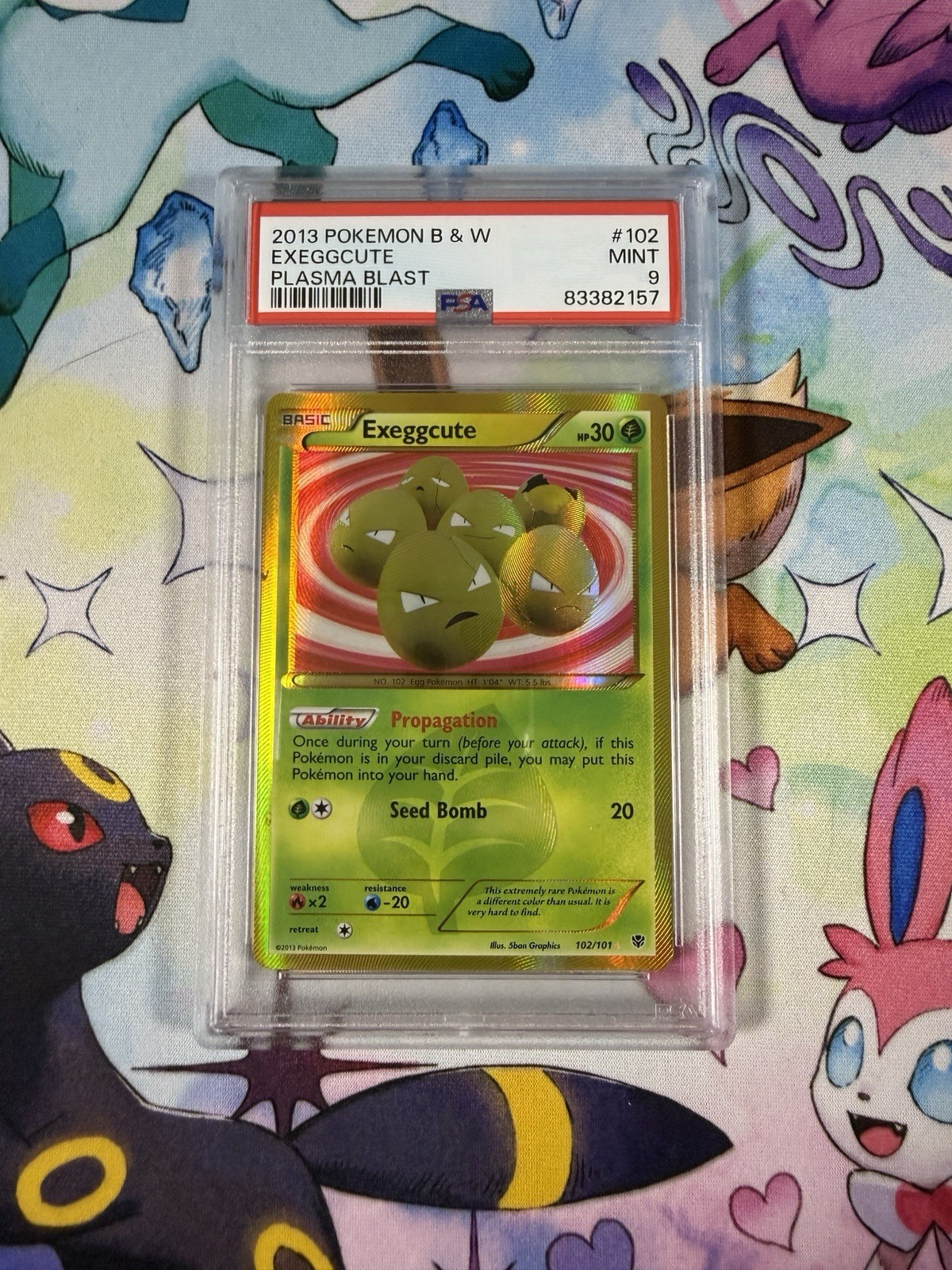 2013 Pokemon Black & White Plasma Blast Exeggcute 102