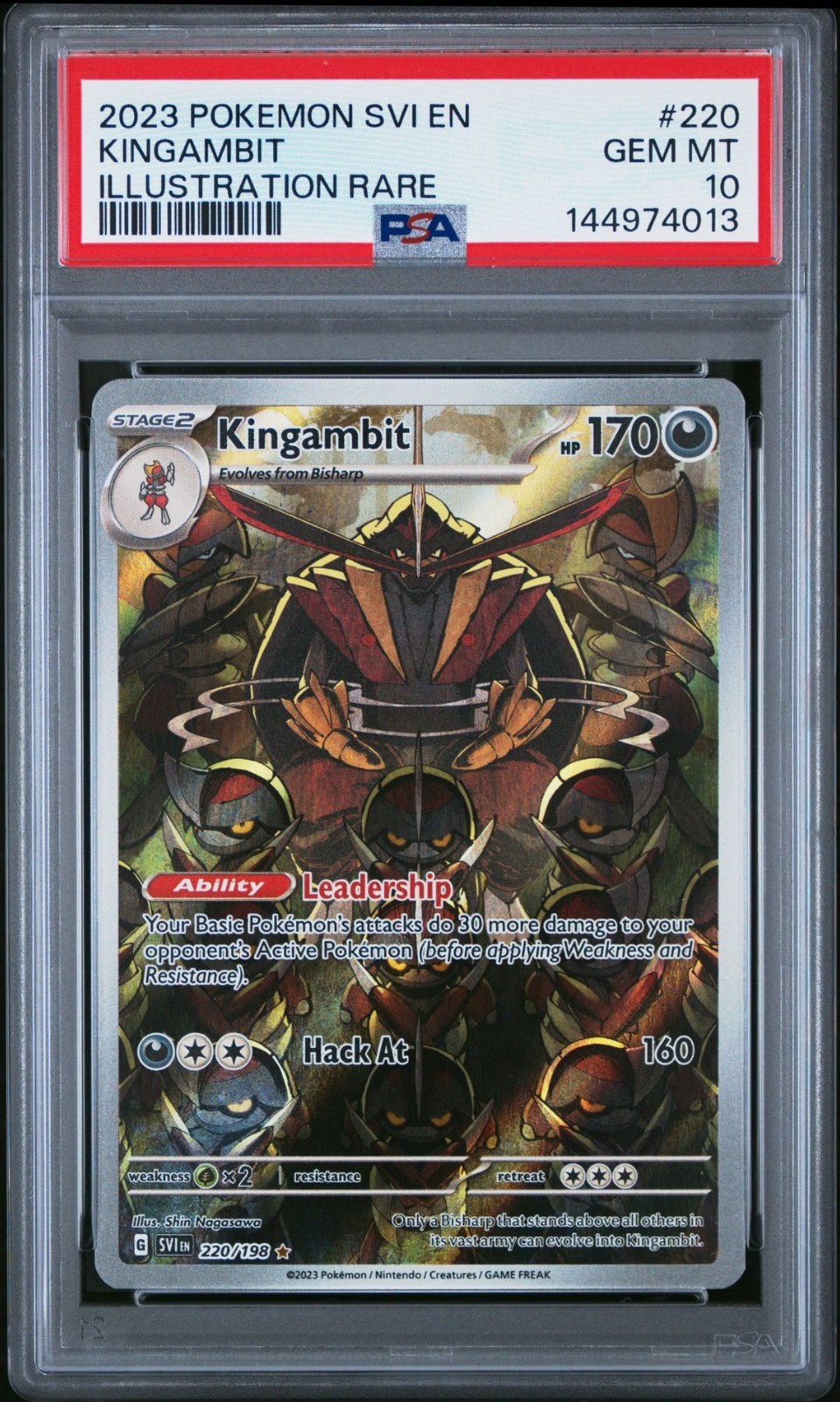 2023 Pokemon Svi EN-Scarlet & Violet Kingambit Illustration Rare 220