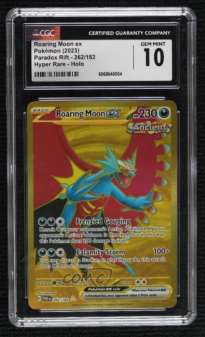 2023 Paradox Rift - PAR EN - English Roaring Moon ex Hyper Rare Holo 262/182