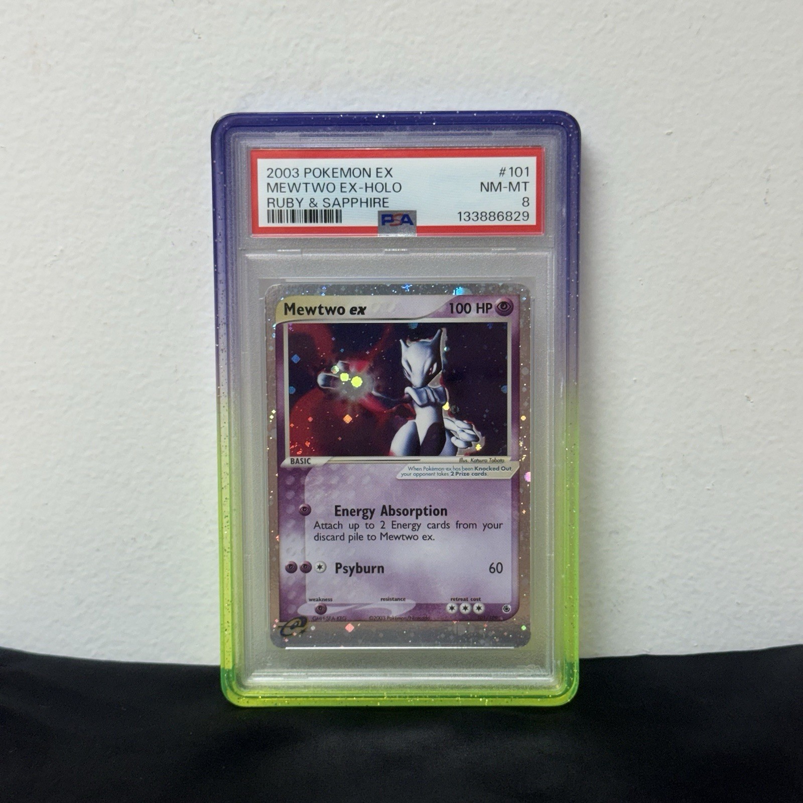2003 Pokemon EX Ruby & Sapphire Mewtwo EX-Holo 101