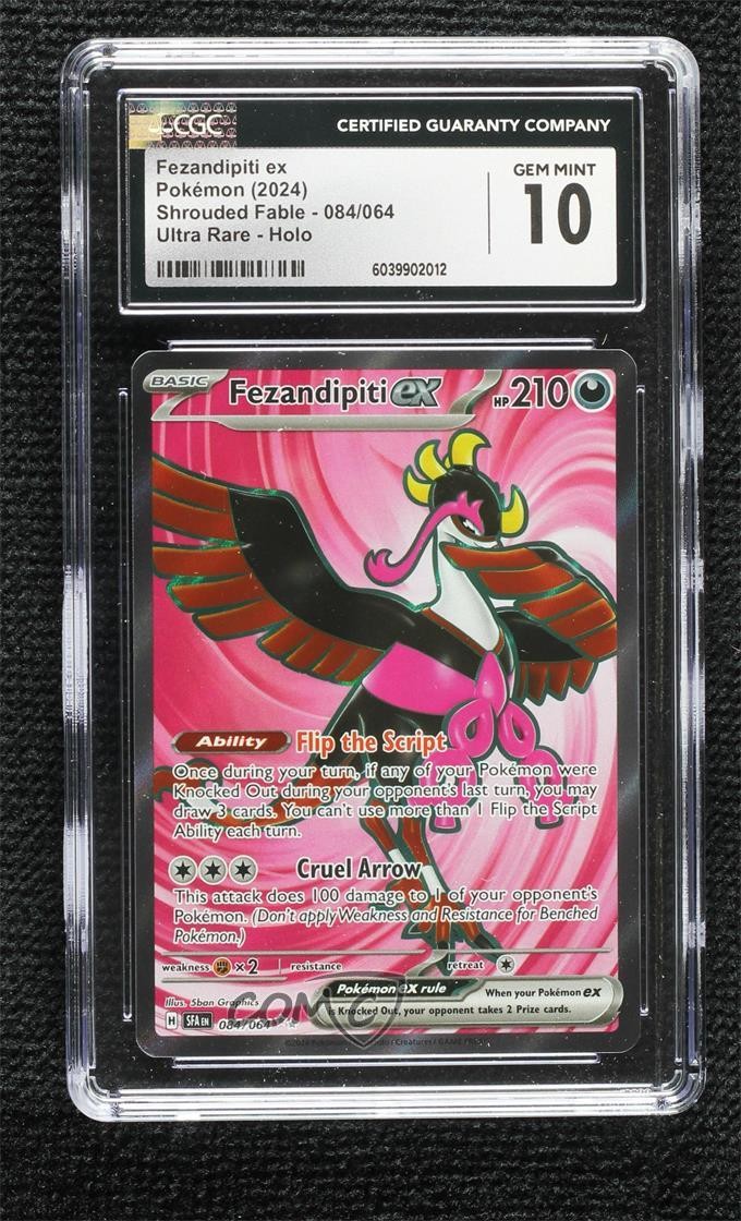 2024 Shrouded Fable - SFA EN - English Fezandipiti ex Ultra Rare Holo 084/064