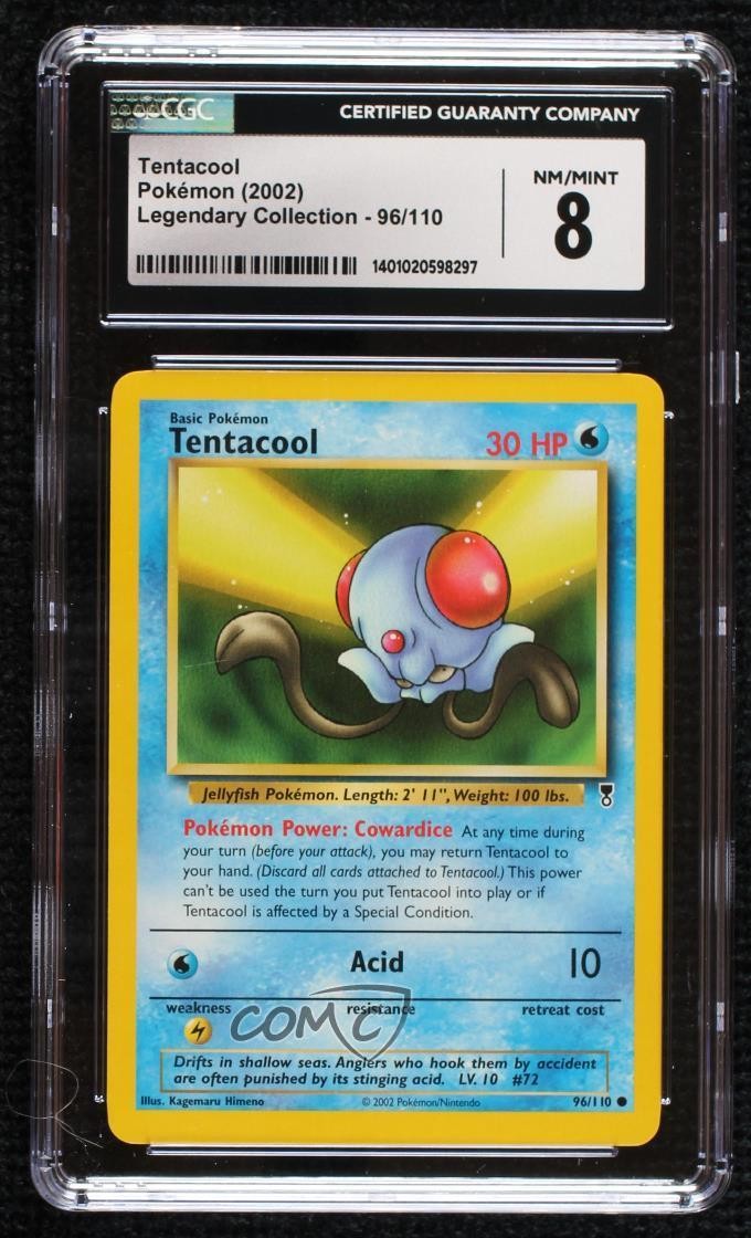2002 Legendary Collection - English Tentacool Common 96/110