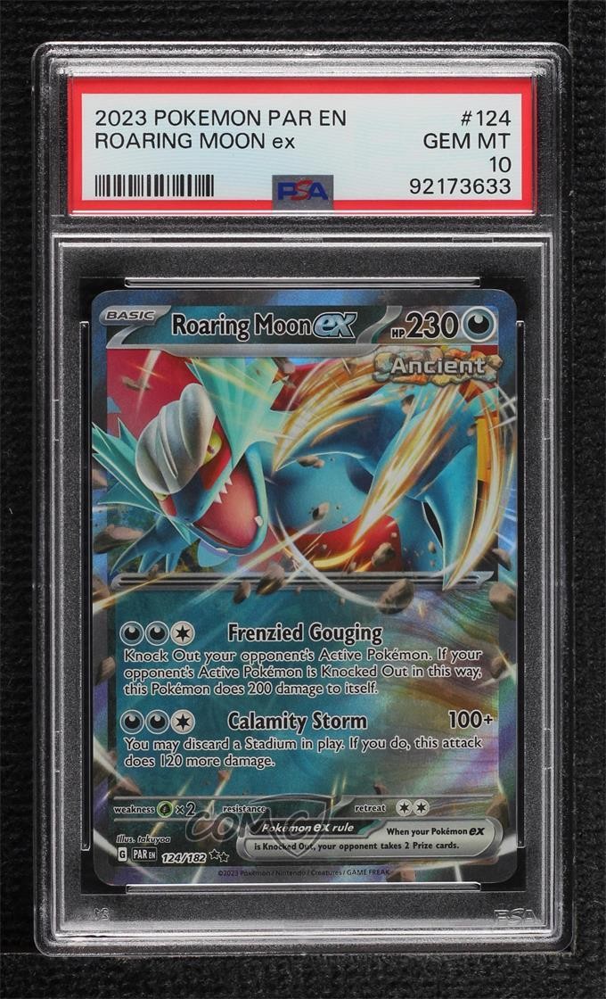 2023 Pokemon Par EN-Paradox Rift Roaring Moon EX 124