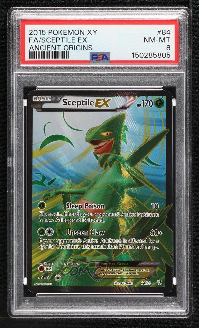 2015 Pokemon XY Ancient Origins Full Art/Sceptile EX 84