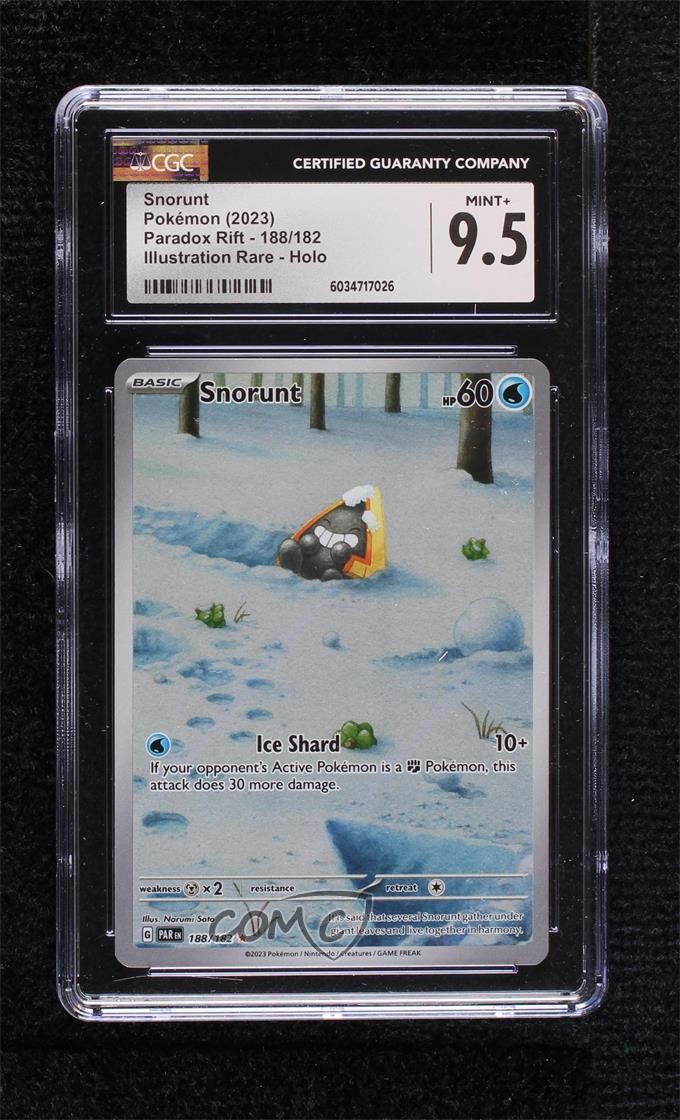 2023 Paradox Rift - PAR EN - English Snorunt Illustration Rare Holo 188/182