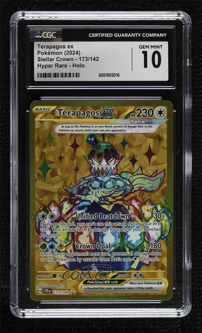 2024 Stellar Crown - SCR EN - English Terapagos ex Hyper Rare Holo 173/142