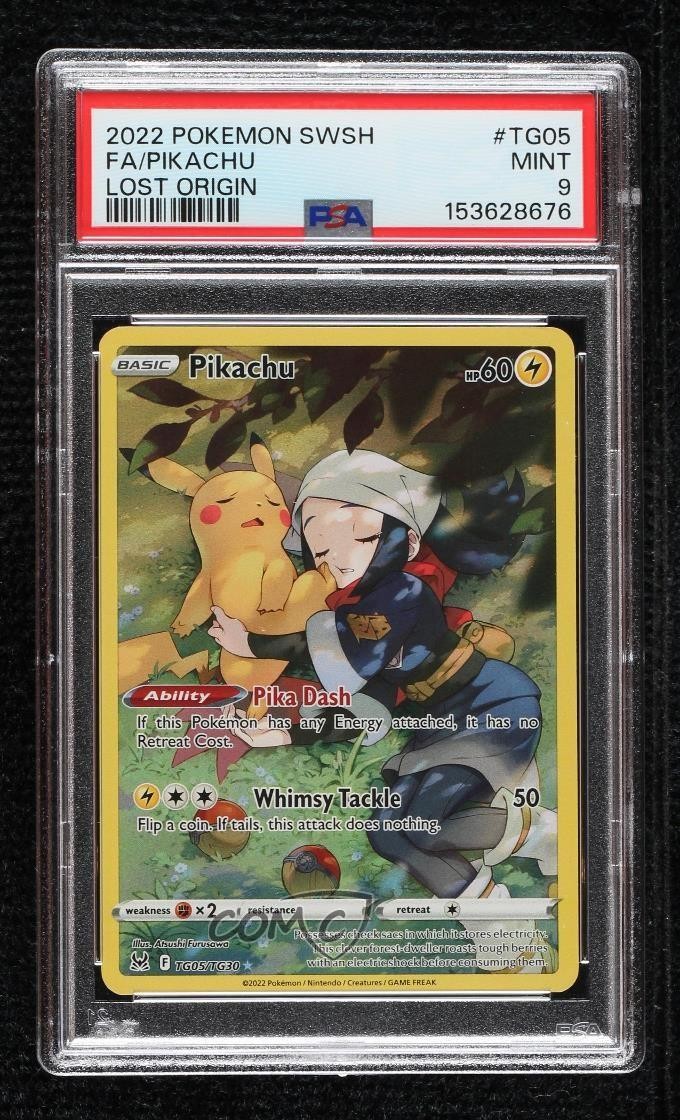2022 Pokemon Sword & Shield Lost Origin Full Art/Pikachu TG05