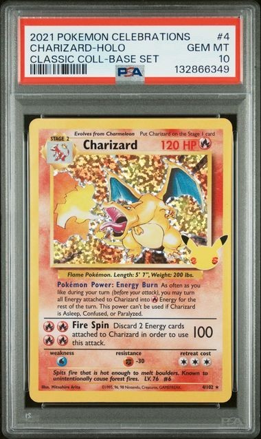 2021 Pokemon Celebrations Classic Collection Charizard-Holo 4