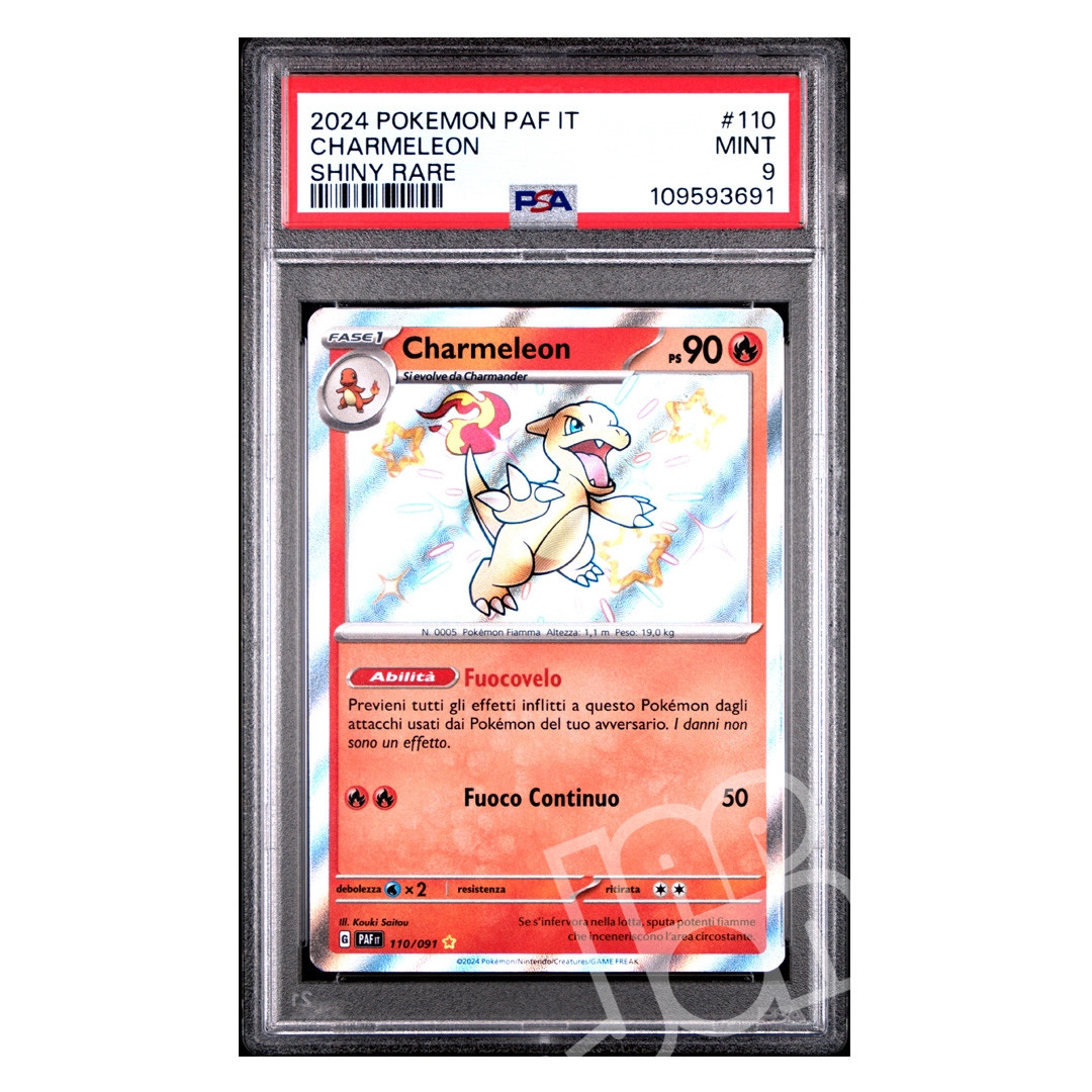 2024 Pokemon Italian Paf It-Paldean Fates Charmeleon Shiny Rare 110