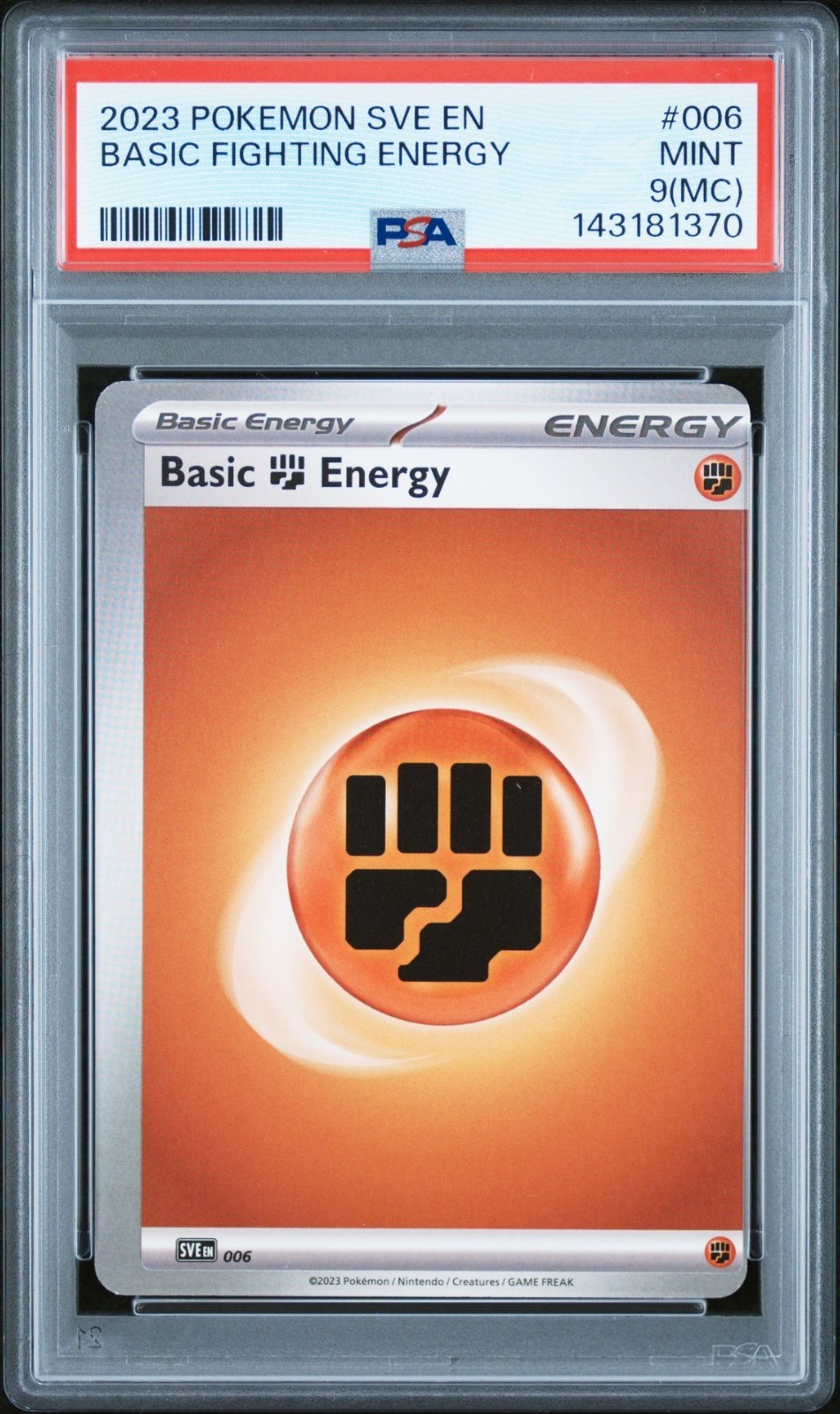 2023 Pokemon Sve EN-Basic Energies Basic Fighting Energy 006