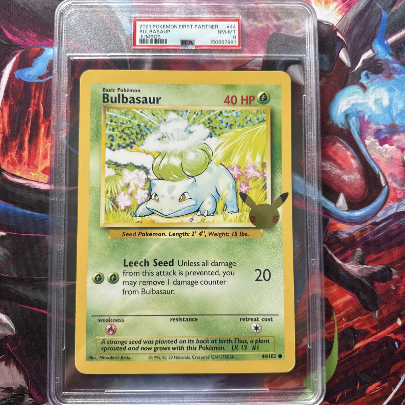 2021 Pokemon First Partner Jumbos Bulbasaur 44