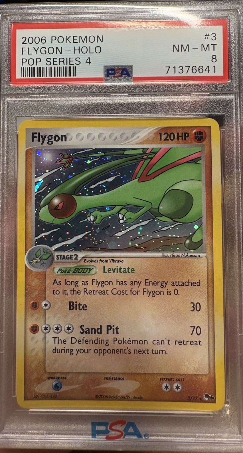 2006 Pokemon Pop Series 4 Flygon-Holo 3