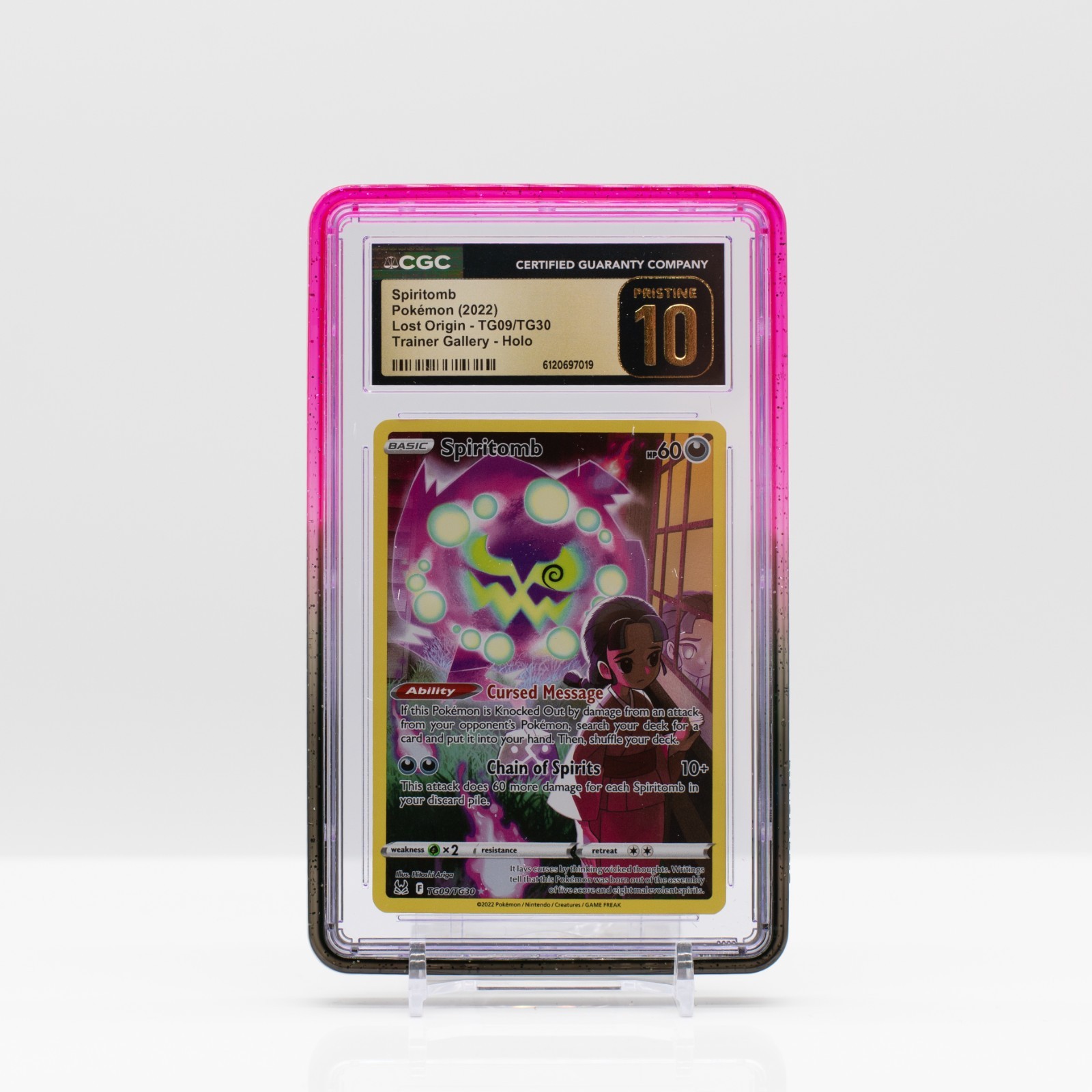 2022 Lost Origin - English Spiritomb Trainer Gallery Holo TG09/TG30