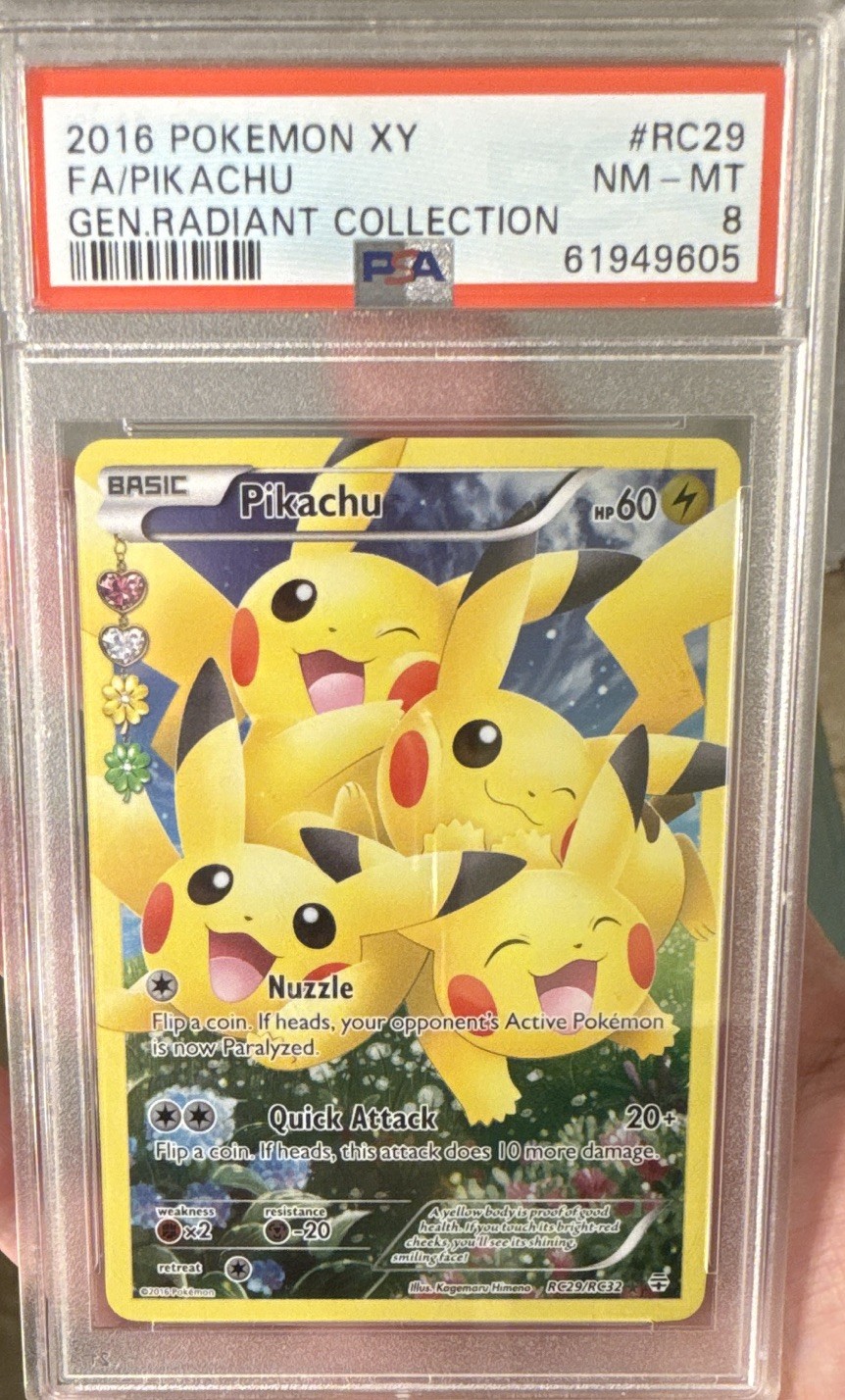 2016 Pokemon XY Generations Radiant Collection Full Art/Pikachu RC29