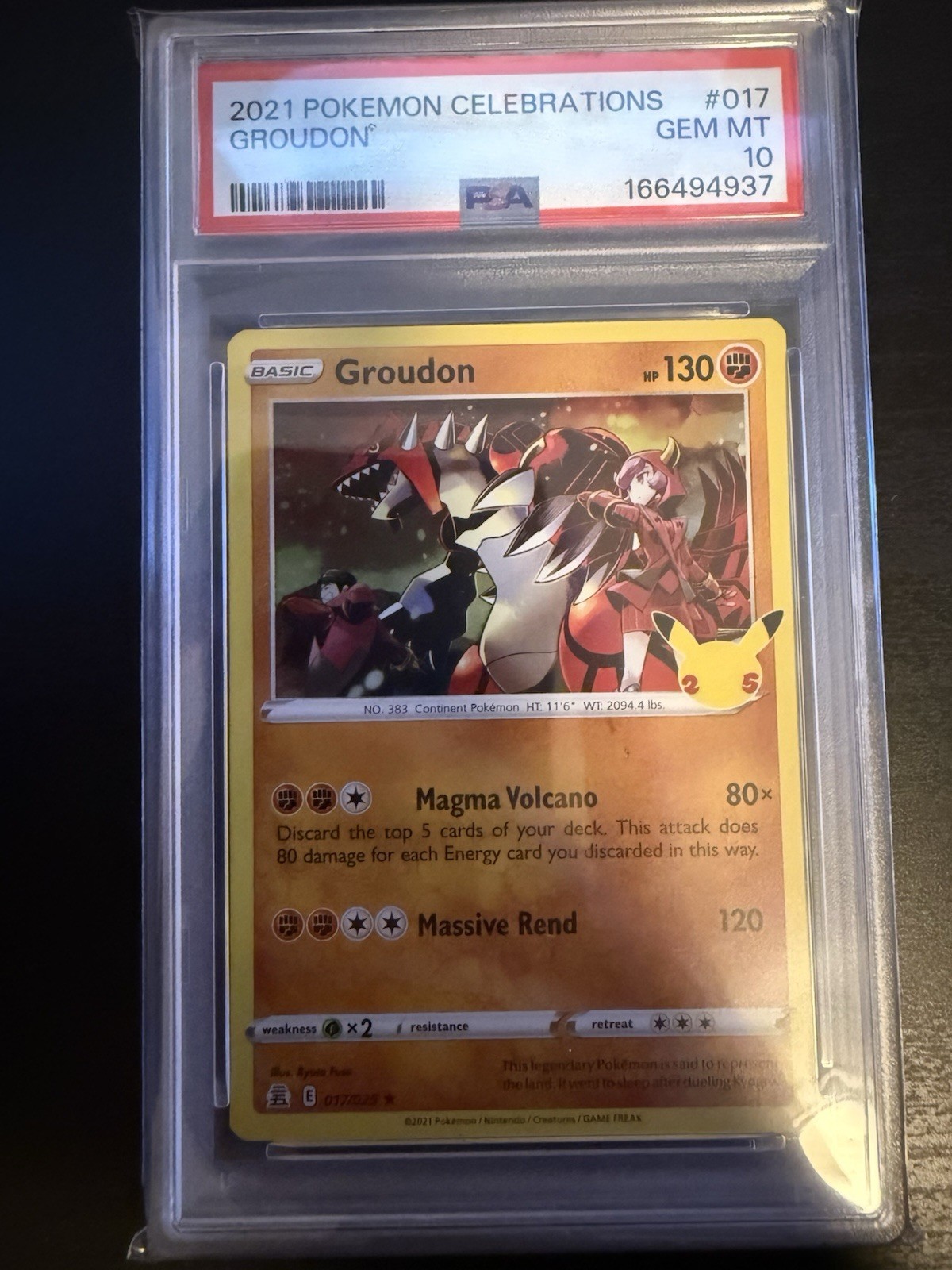 2021 Pokemon Celebrations Groudon 017