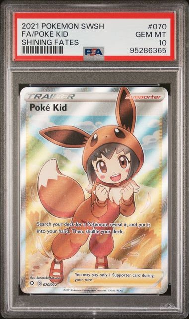 2021 Pokemon Sword & Shield Shining Fates Full Art/Poke Kid 070