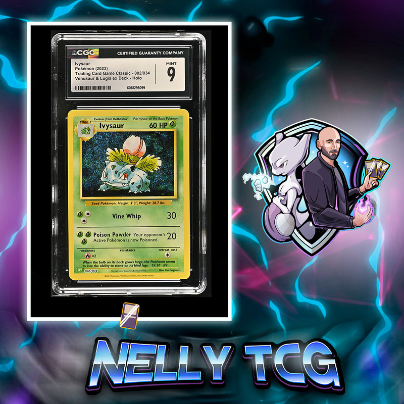 2023 Trading Card Game Classic - CLV, CLC, CLB - English Ivysaur Venusaur & Lugia ex Deck - CLV Holo 002/034
