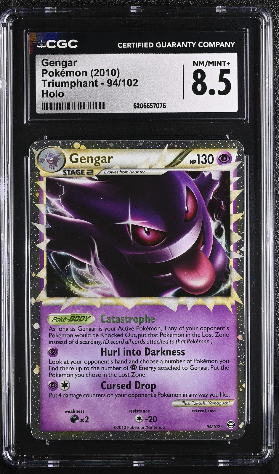 2010 Triumphant - English Gengar Ultra Rare Holo 94/102