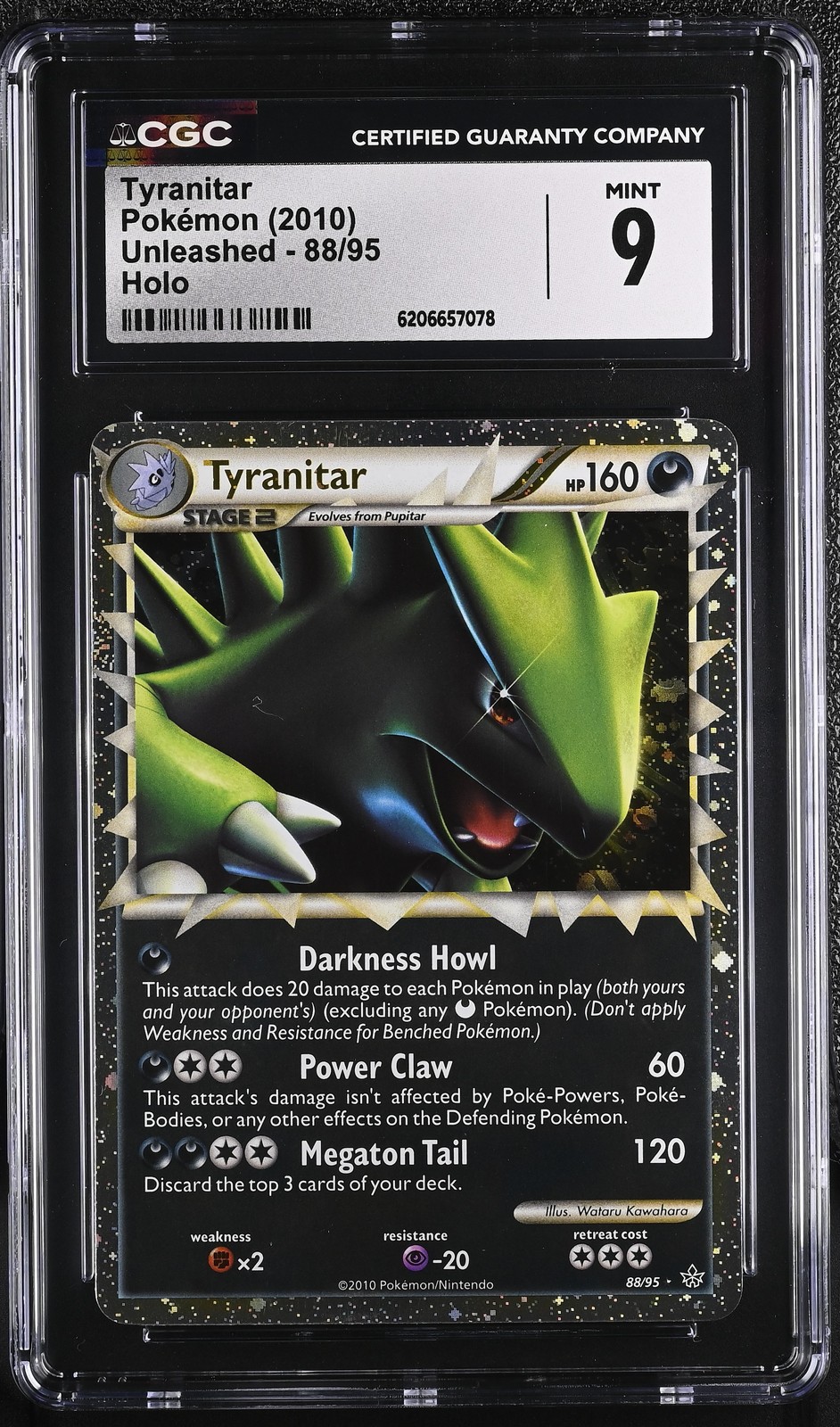 2010 Unleashed - English Tyranitar Ultra Rare Holo 88/95