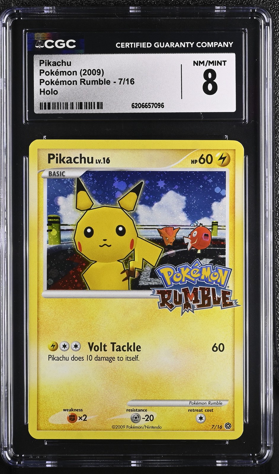 2009 Pokémon Rumble - English Pikachu Holo 7/16