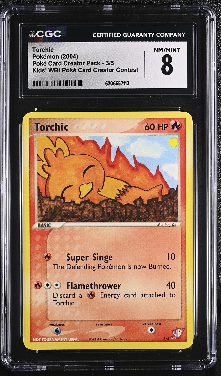 2004 Poké Card Creator Pack - English Torchic Kids' WB! Poké Card Creator Contest 3/5
