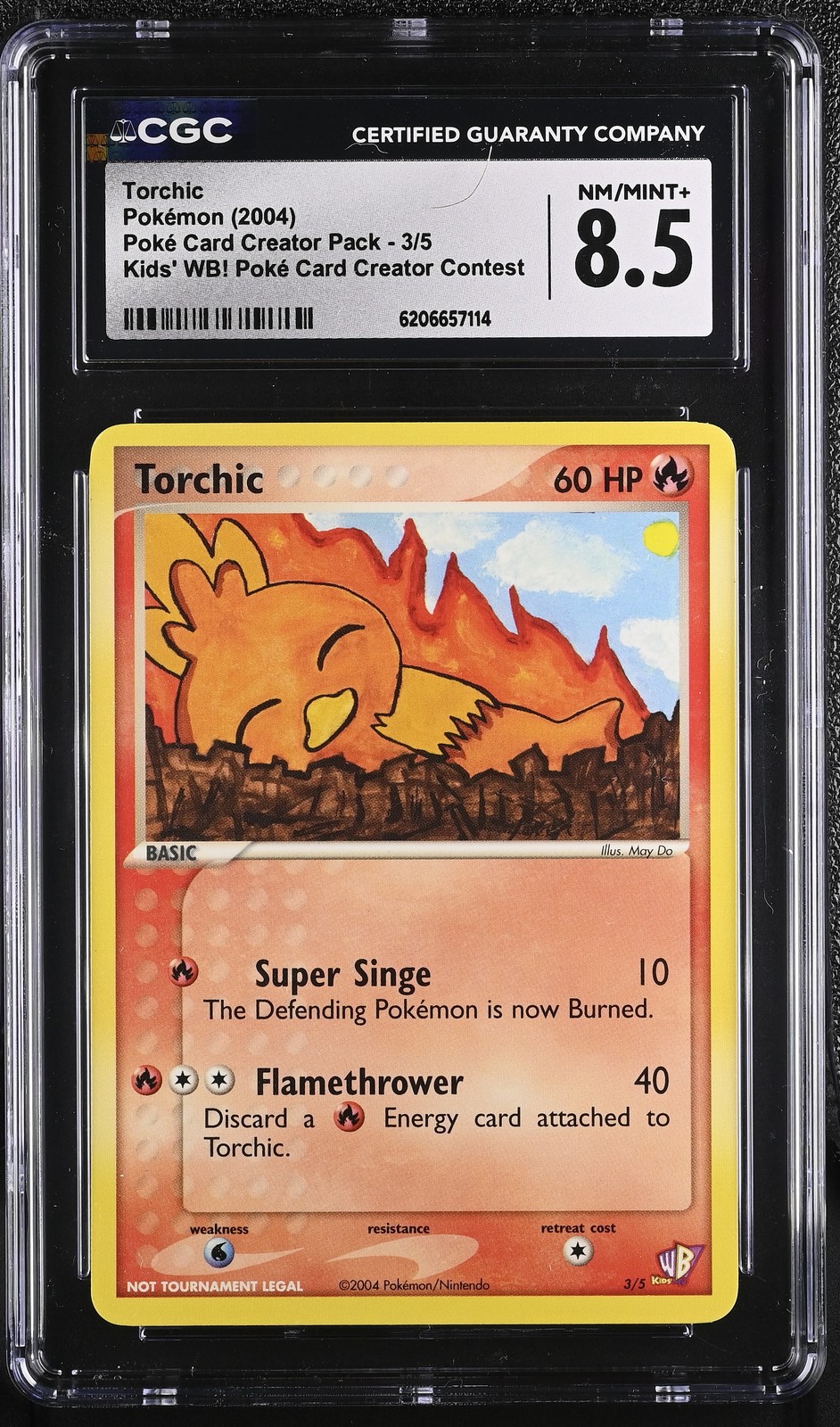 2004 Poké Card Creator Pack - English Torchic Kids' WB! Poké Card Creator Contest 3/5