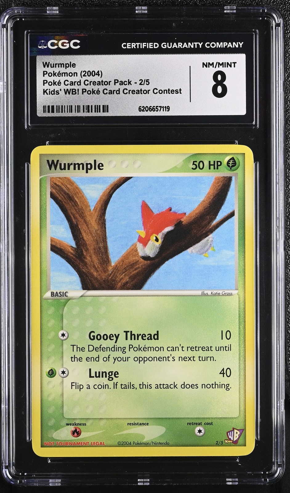 2004 Poké Card Creator Pack - English Wurmple Kids' WB! Poké Card Creator Contest 2/5