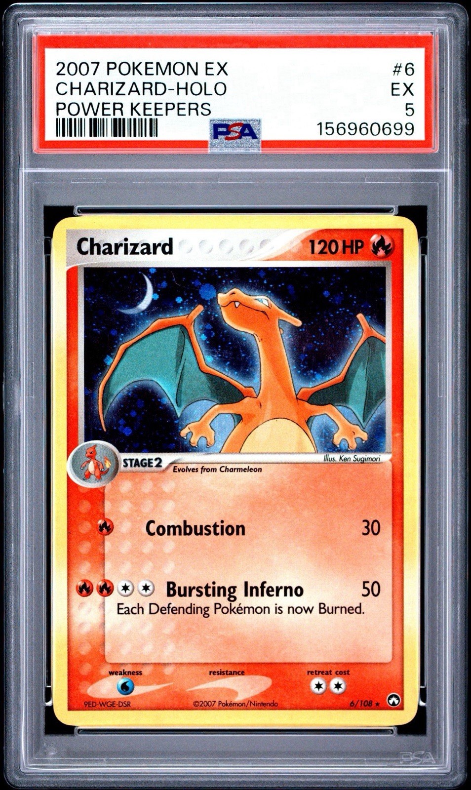 2007 Pokemon EX Power Keepers Charizard-Holo 6