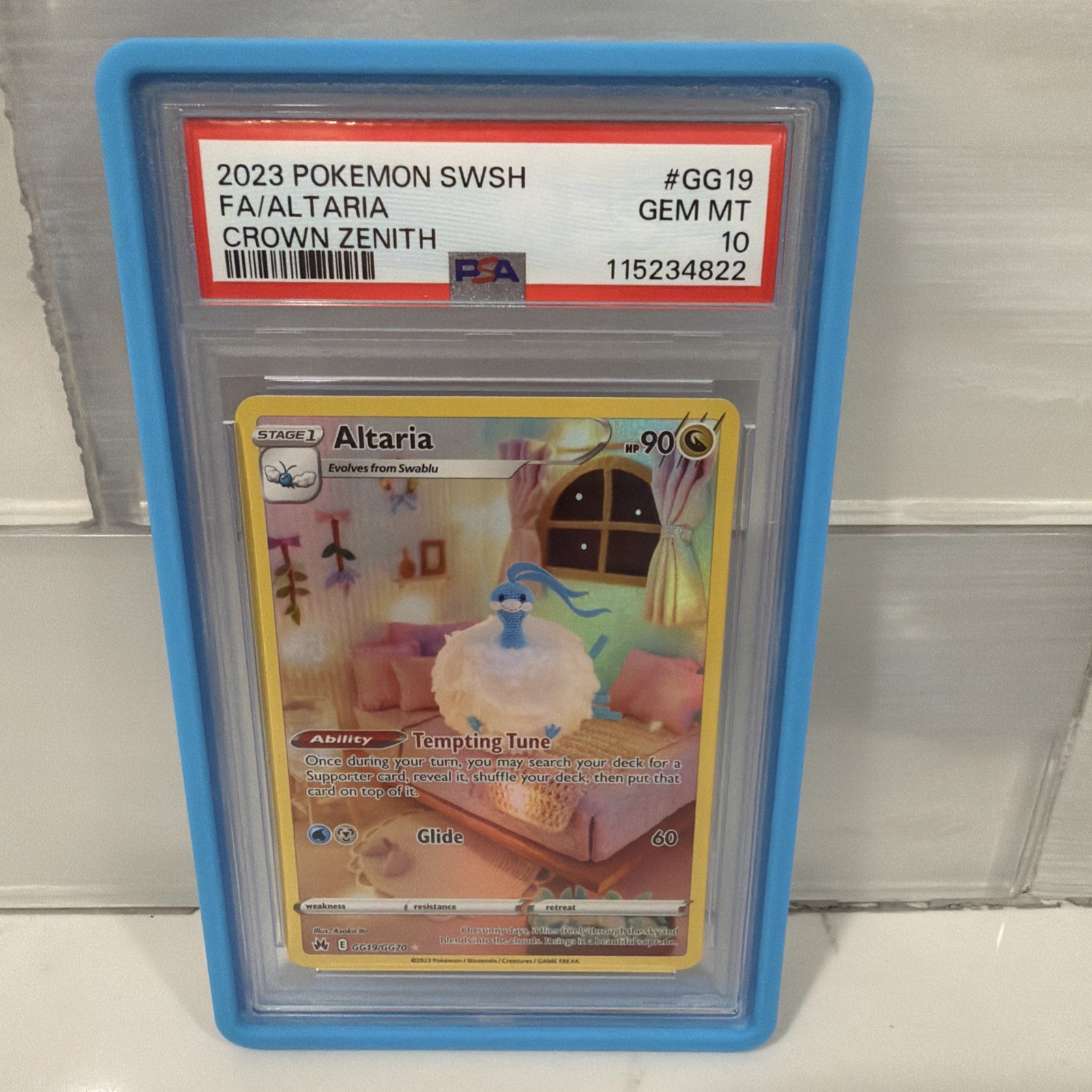 2023 Pokemon Sword and Shield Crown Zenith Full Art/Altaria GG19