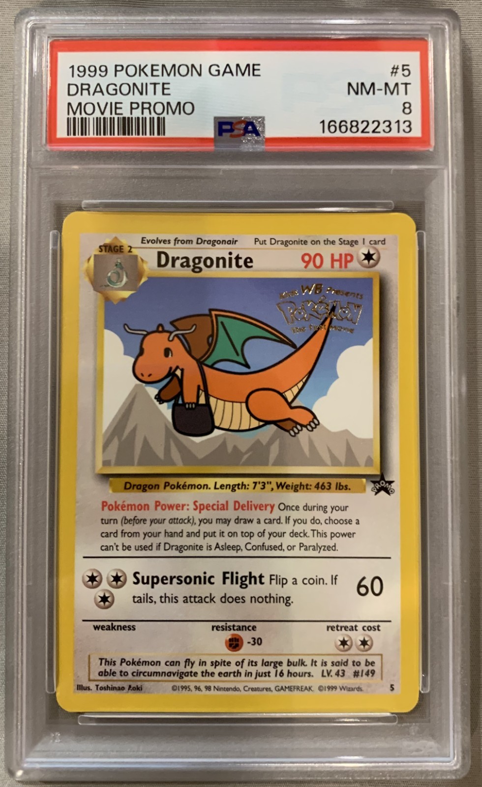 1999 Pokemon Game Movie Dragonite Movie Promo 5