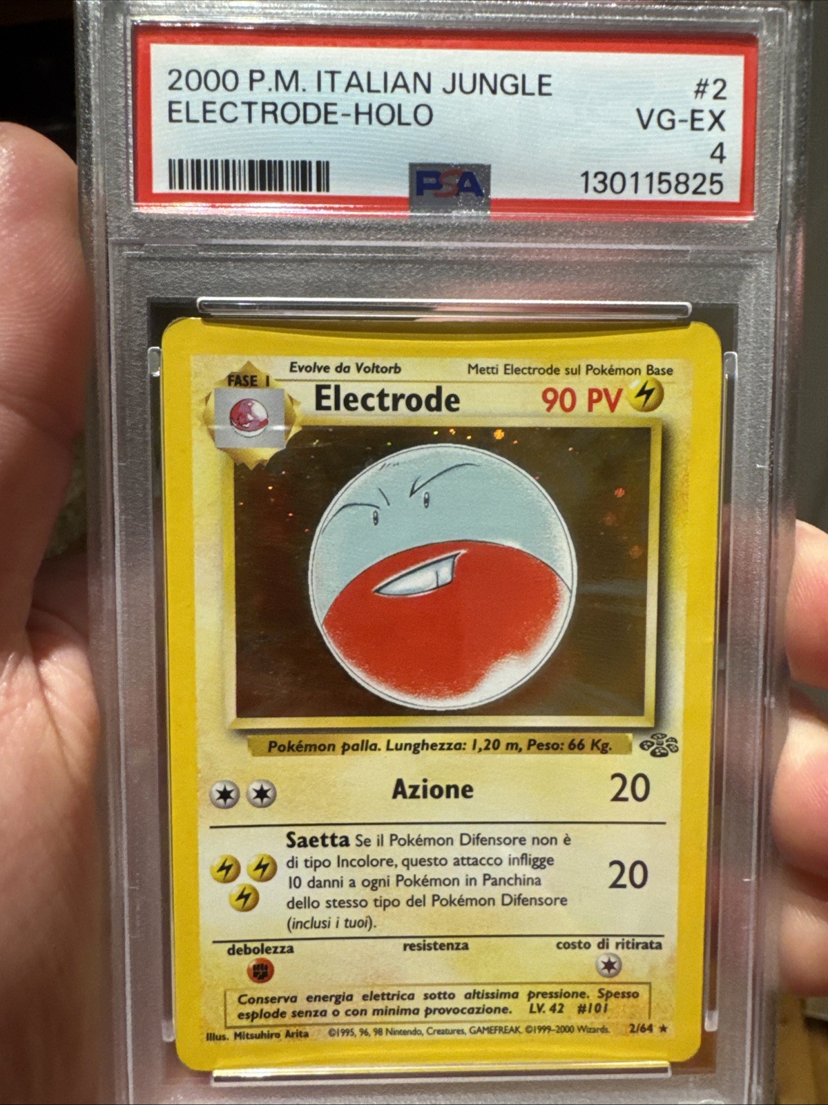 2000 Pokemon Italian Jungle Electrode-Holo 2