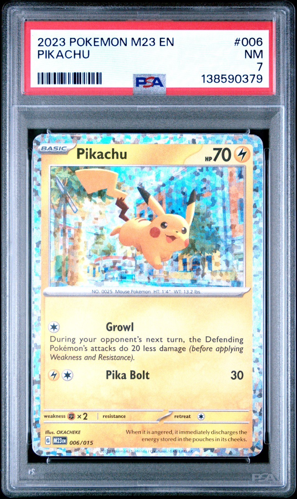 2023 Pokemon M23 EN-Mcdonald's Collection Pikachu 006