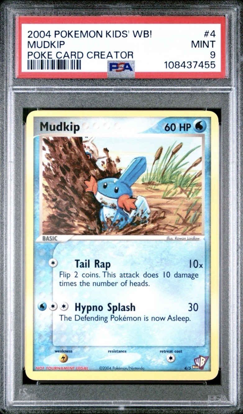 2004 Pokemon Kids' WB! Poke Card Creator Mudkip 4