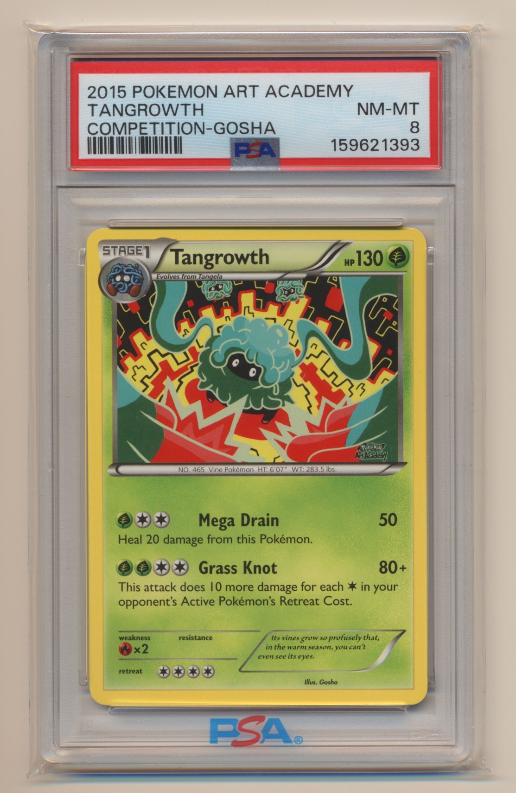 2015 Pokemon Art Academy Competition Tangrowth Gosha
