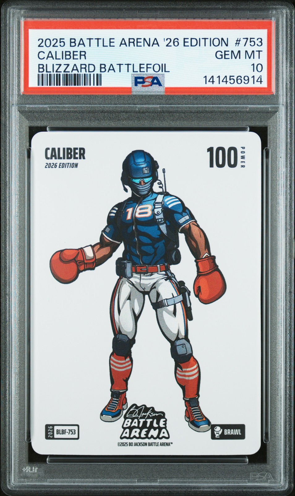 2025 Bo Jackson Battle Arena 2026 Edition Blizzard Battlefoil Caliber 753