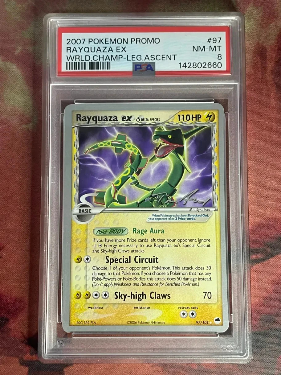 2007 Pokemon World Championships Promo Rayquaza EX Legendary Ascent 97