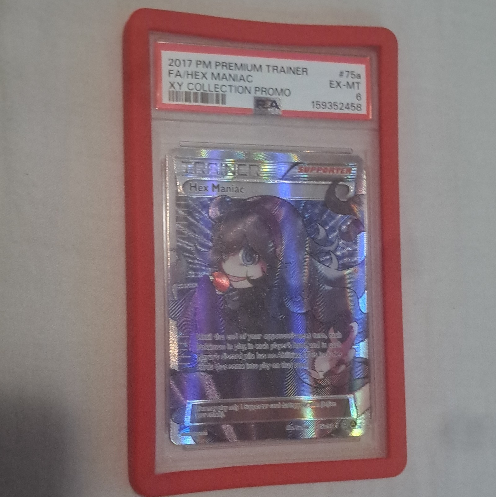 2017 Pokemon Premium Trainer XY Collection Promo Full Art/Hex Maniac 75a