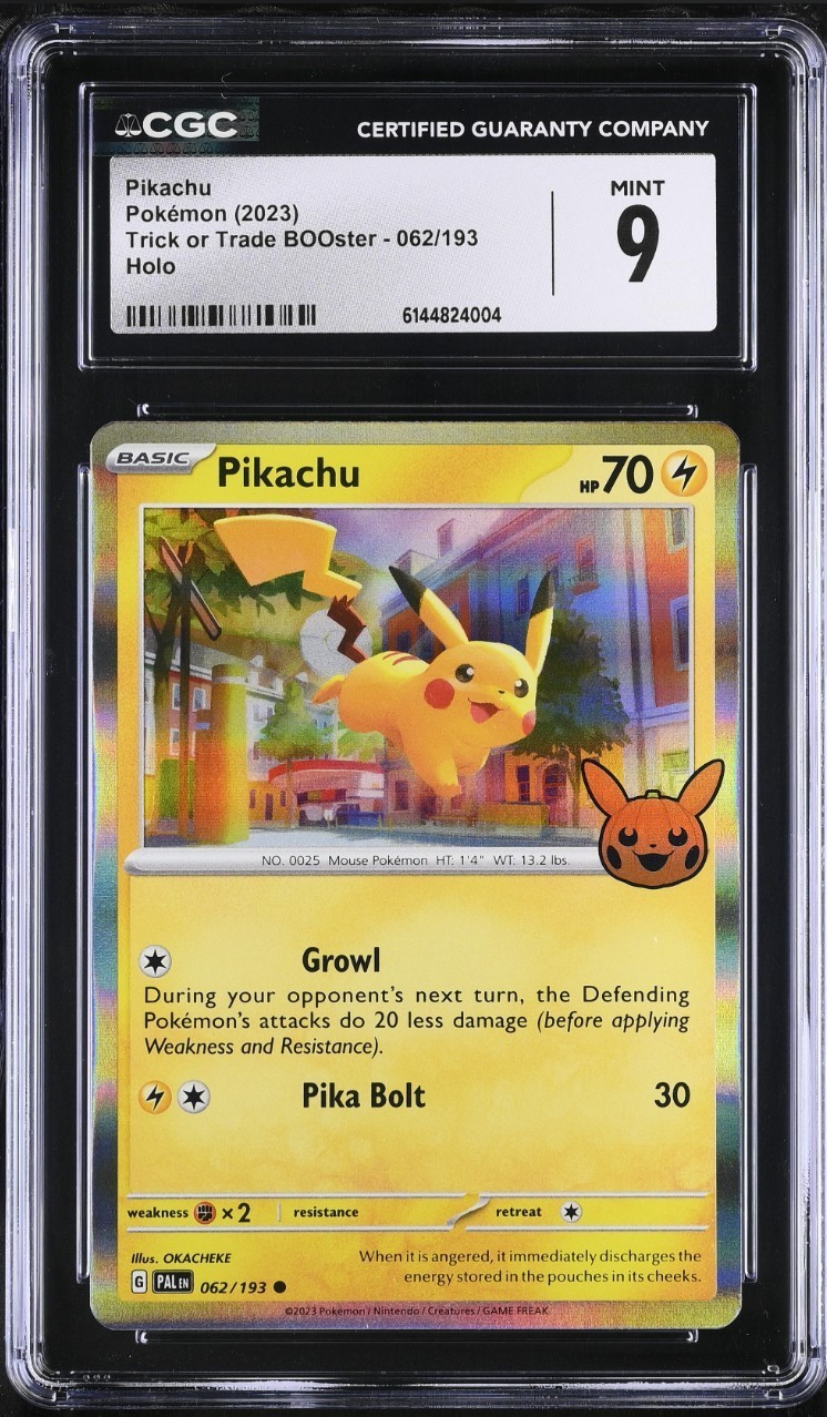 2023 Trick or Trade BOOster (2023) - English Pikachu Holo 062/193