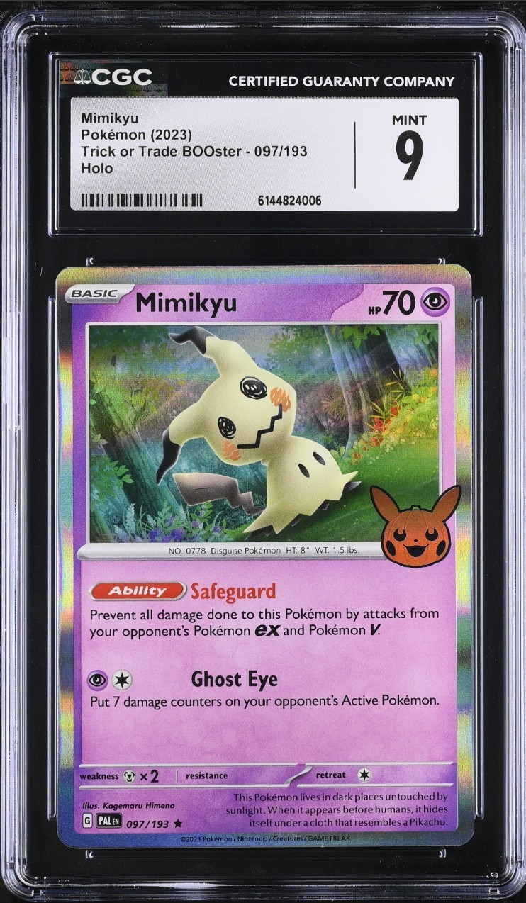 2023 Trick or Trade BOOster (2023) - English Mimikyu Holo 097/193