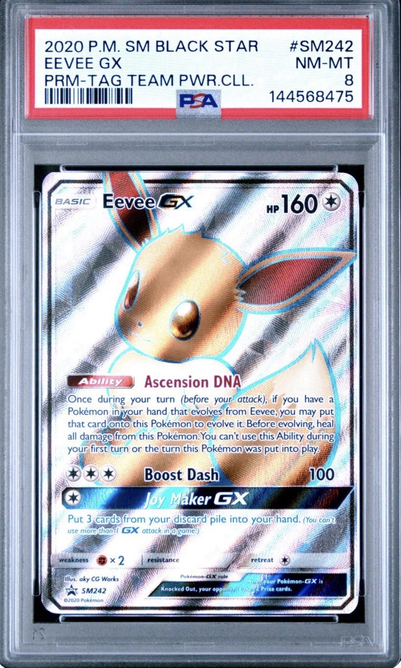 2020 Pokemon SM Black Star Promo Eevee GX Tag Team Powers Collection SM242