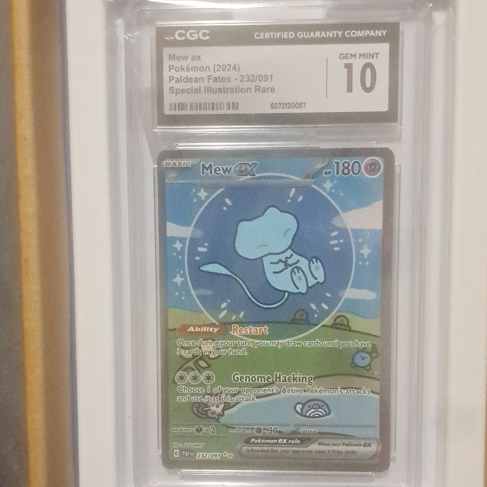 2024 Paldean Fates - PAF EN - English Mew ex Special Illustration Rare (Holo) 232/091