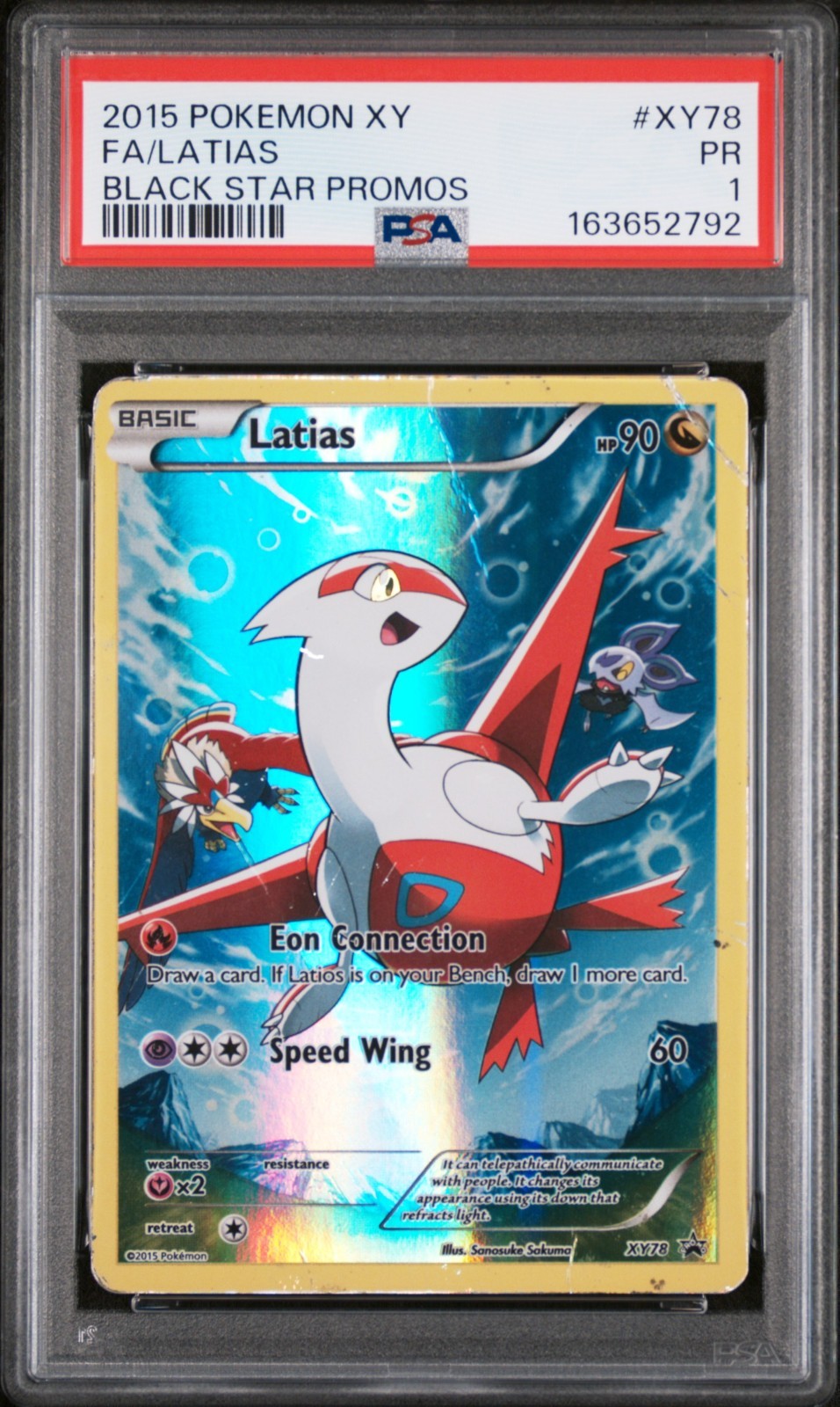 2015 Pokemon XY Black Star Promos Full Art/Latias XY78