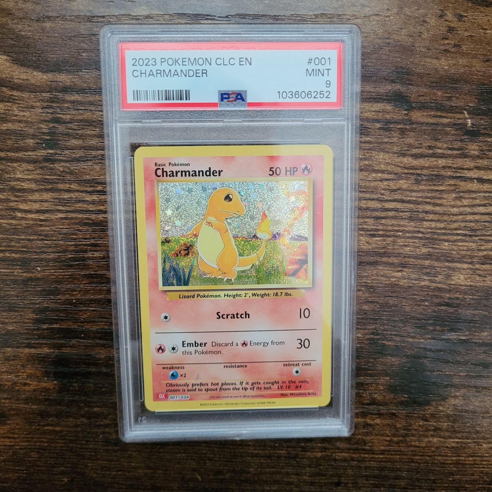 2023 Pokemon Clc-Trading Card Game Classic Charizard & HO-Oh EX Deck Charmander 001