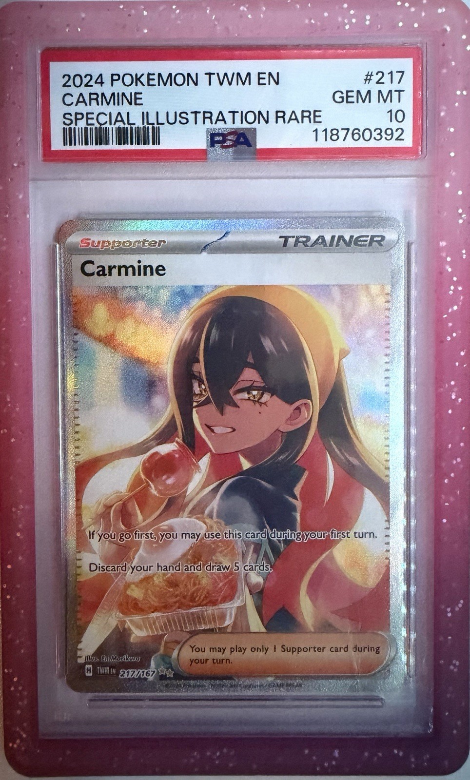 2024 Pokemon Twm EN-Twilight Masquerade Carmine Special Illustration Rare 217