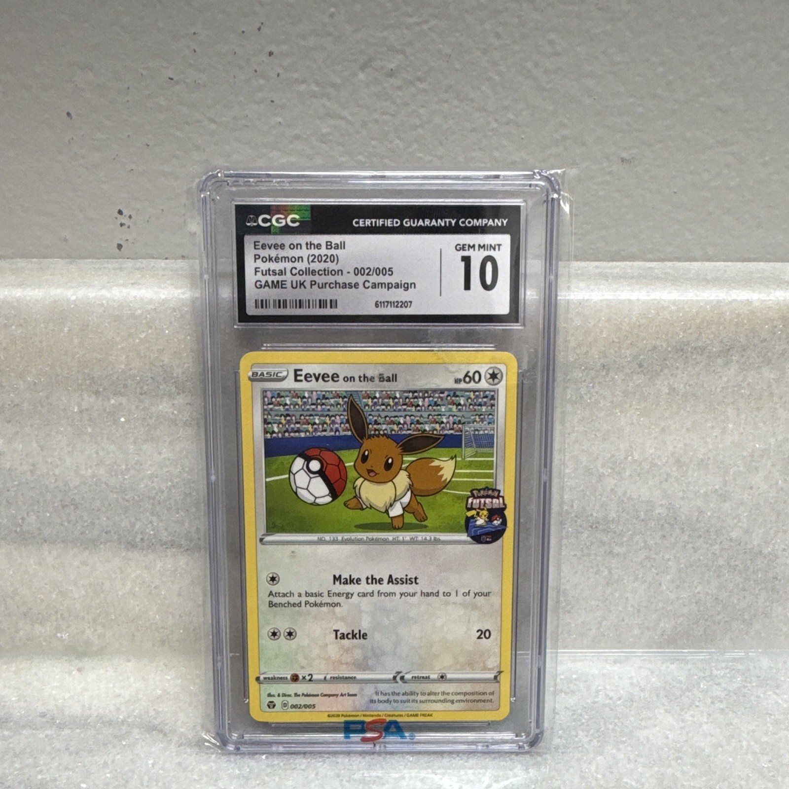 2020 Futsal Collection - English Eevee on the Ball GAME UK Pokémon Purchase Campaign 002/005